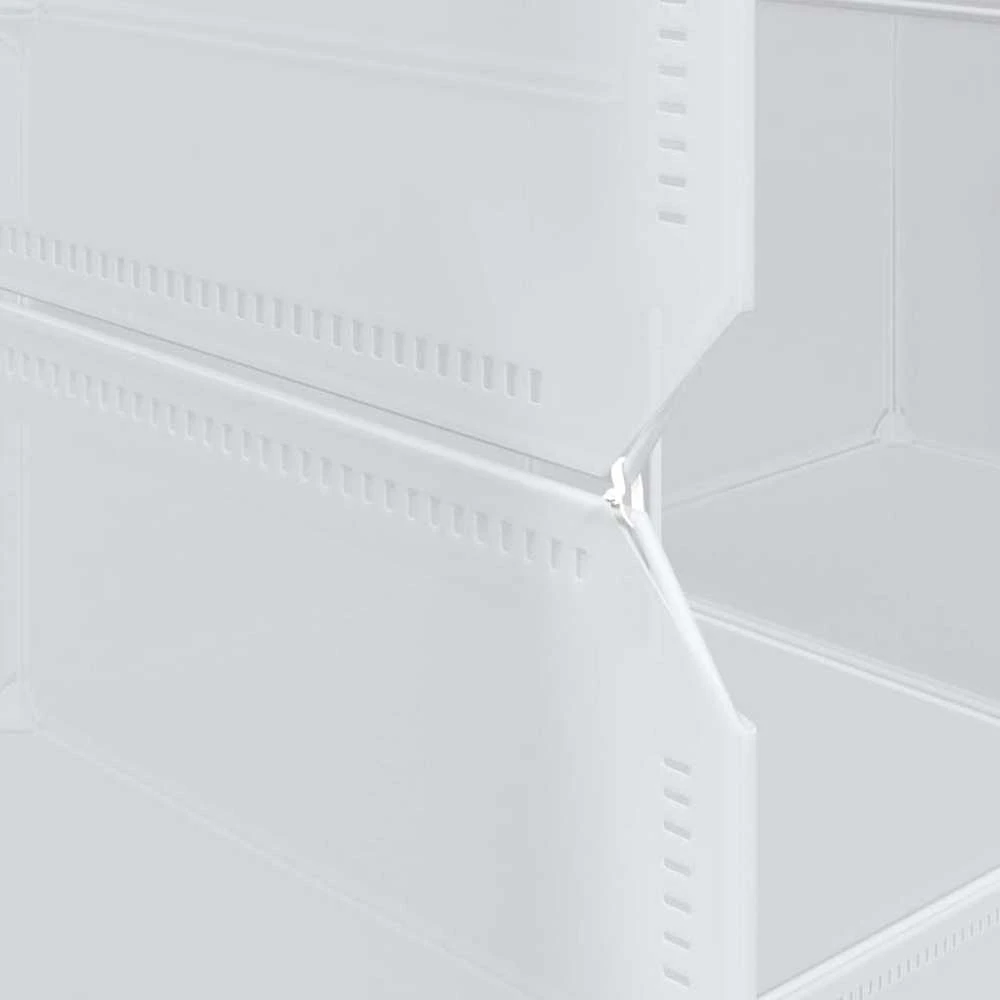 Storage Cube Organizer su 12 kubelių ir pakabinamų strypų PP