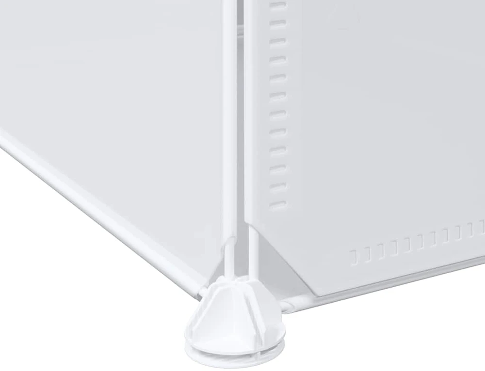 Storage Cube Organizer su 16 kubelių ir pakabinamų strypų PP