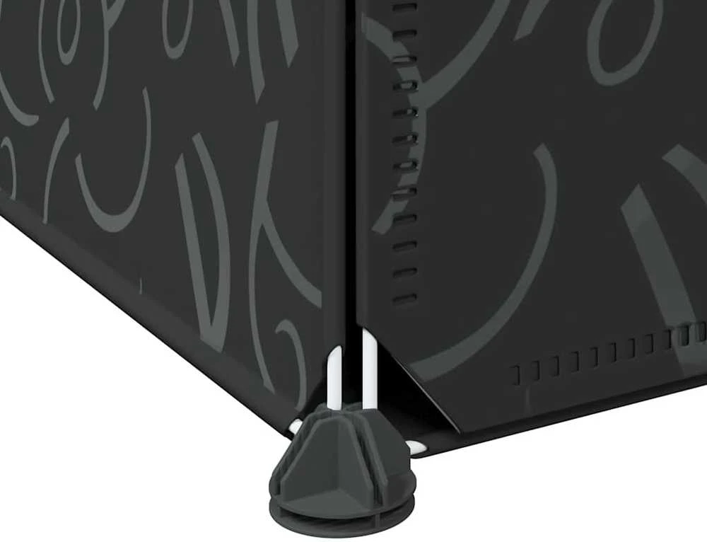 Storage Cube Organizer su 16 kubelių ir pakabinamų strypų PP