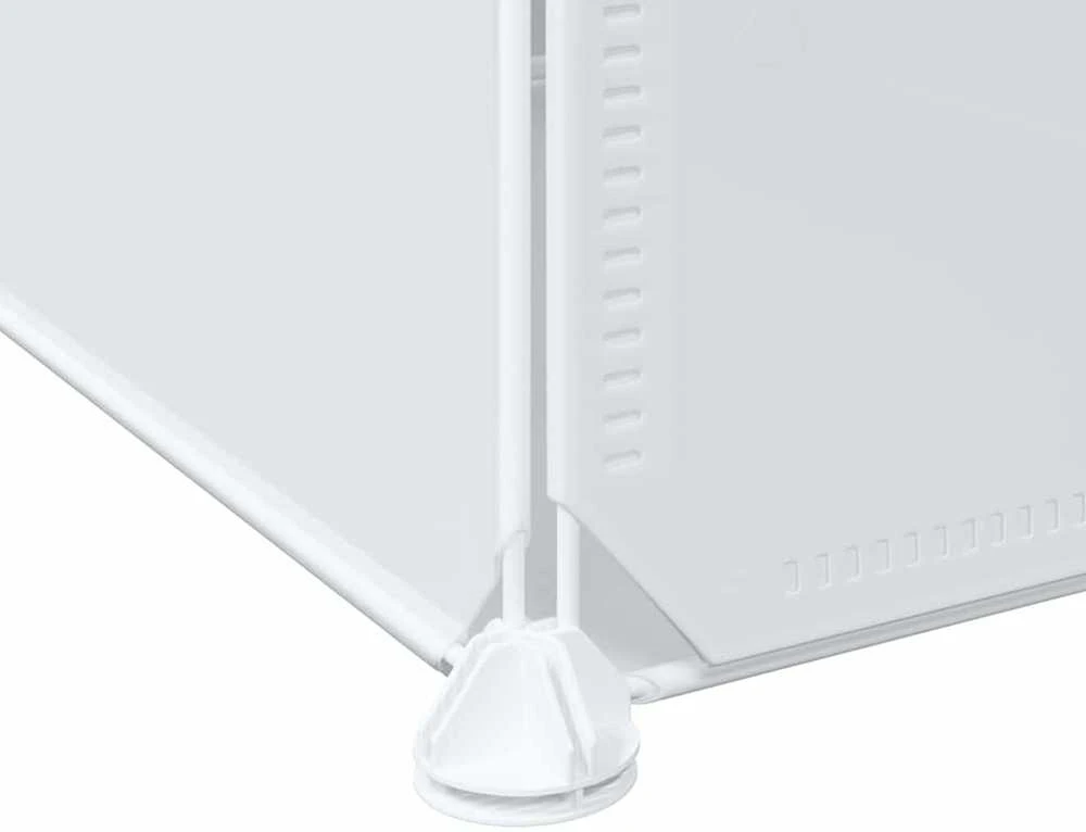 Storage Cube Organizer su 16 kubelių ir pakabinamų strypų PP