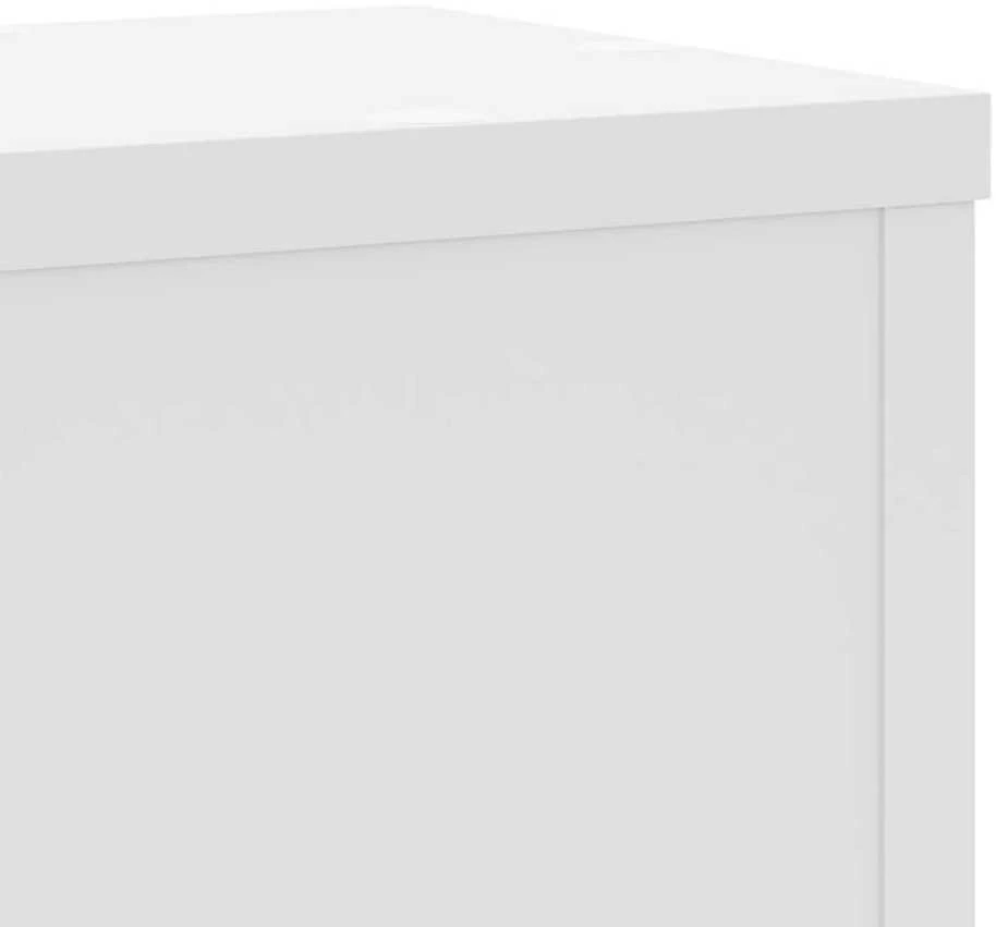 Stovai augalams, 2vnt., balti, 17x17x60cm, apdirbta mediena