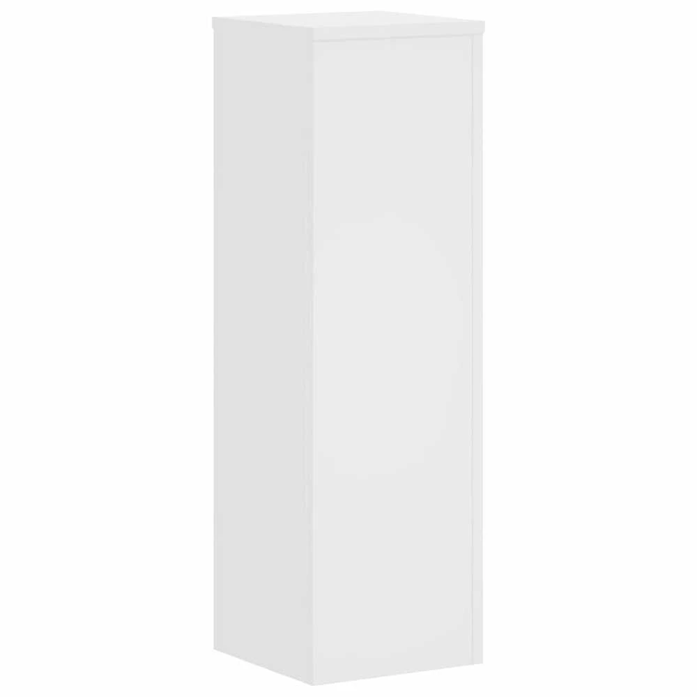 Stovai augalams, 2vnt., balti, 25x25x80cm, apdirbta mediena