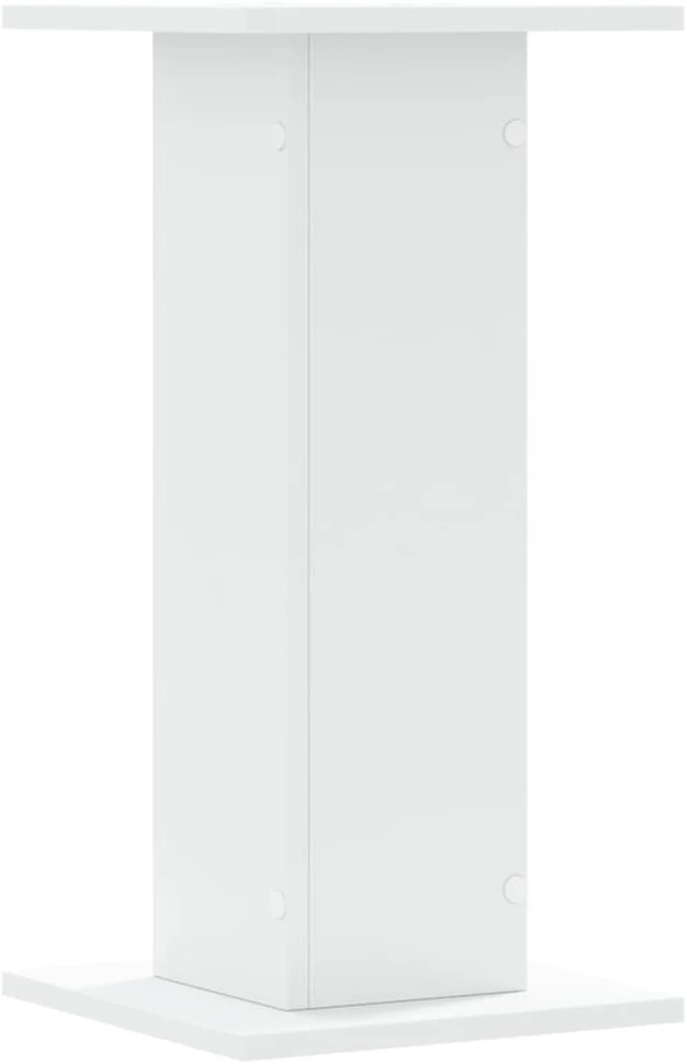 Stovai augalams, 2vnt., balti, 30x30x60cm, apdirbta mediena