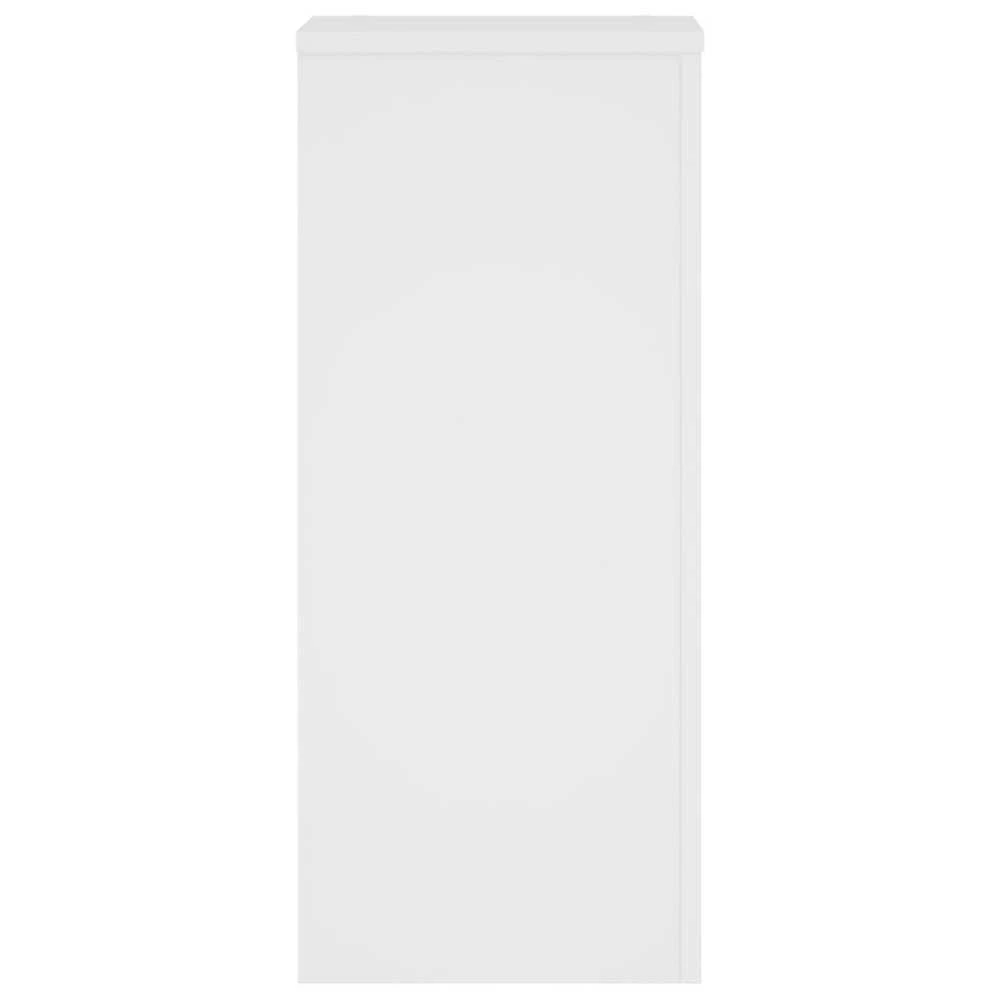 Stovai augalams, 2vnt., balti, 30x30x70cm, apdirbta mediena