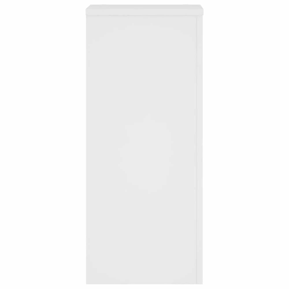 Stovai augalams, 2vnt., balti, 30x30x70cm, apdirbta mediena