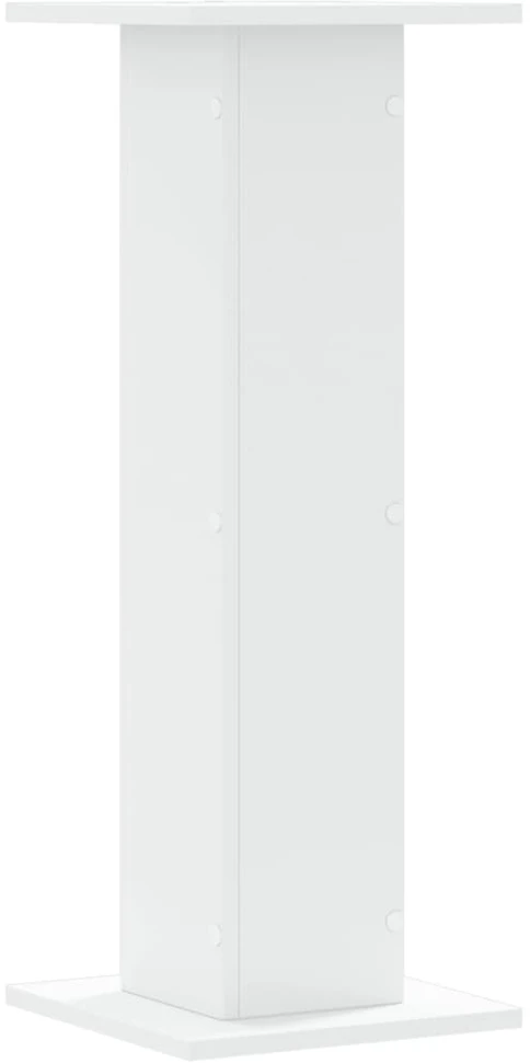 Stovai augalams, 2vnt., balti, 30x30x80cm, apdirbta mediena