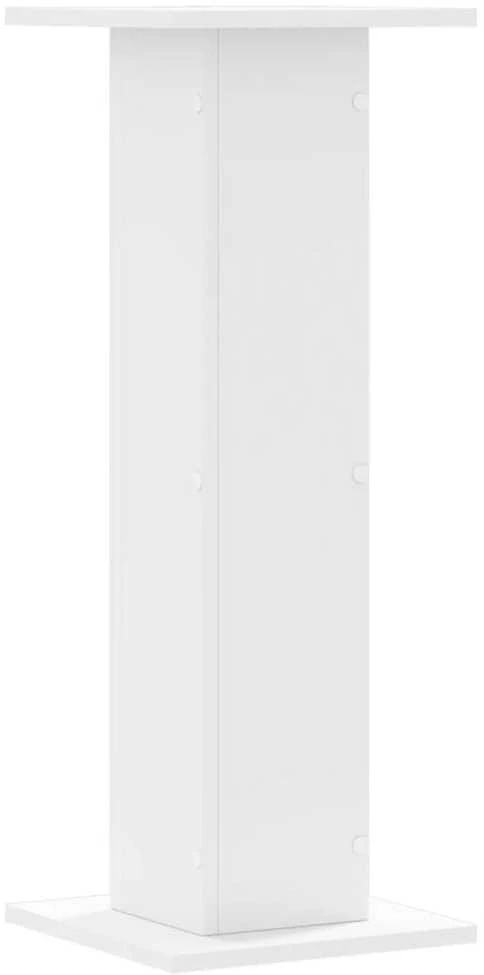 Stovai augalams, 2vnt., balti, 30x30x80cm, apdirbta mediena