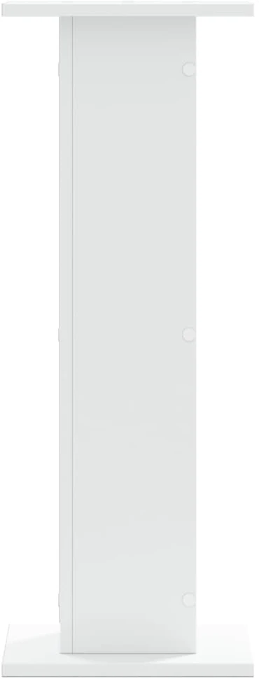 Stovai augalams, 2vnt., balti, 30x30x80cm, apdirbta mediena