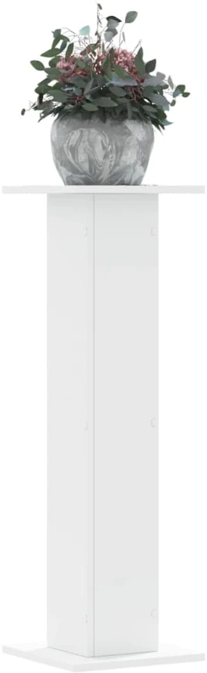 Stovai augalams, 2vnt., balti, 30x30x95cm, apdirbta mediena