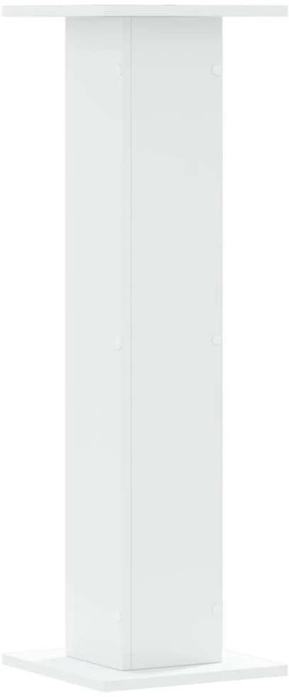 Stovai augalams, 2vnt., balti, 30x30x95cm, apdirbta mediena
