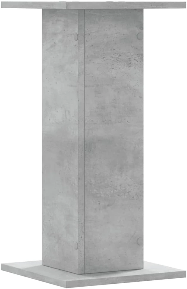 Stovai augalams, 2vnt., betono, 30x30x60cm, apdirbta mediena