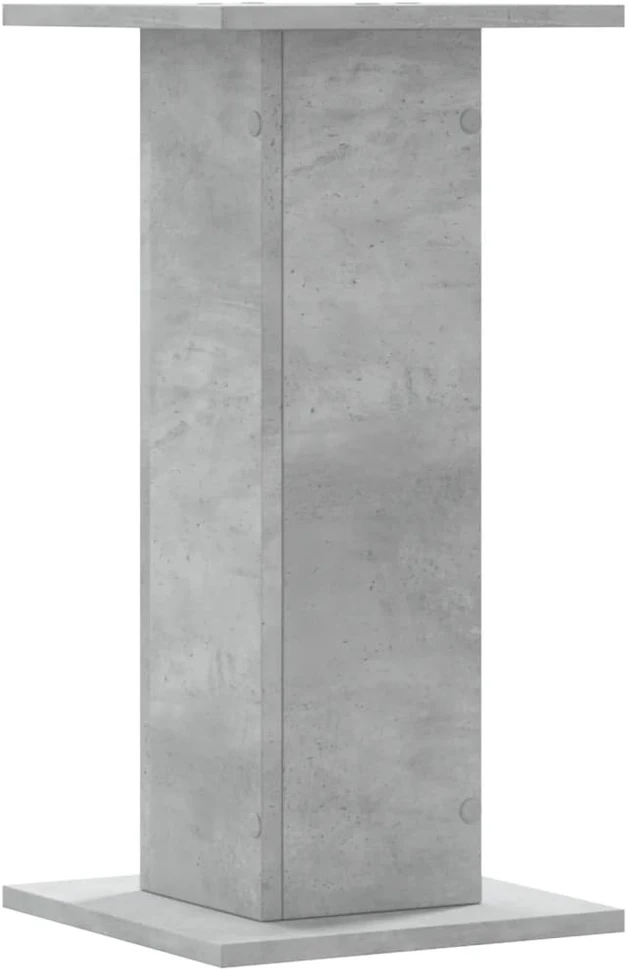 Stovai augalams, 2vnt., betono, 30x30x60cm, apdirbta mediena