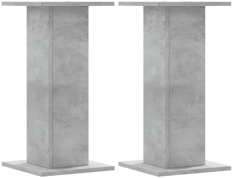 Stovai augalams, 2vnt., betono, 30x30x60cm, apdirbta mediena
