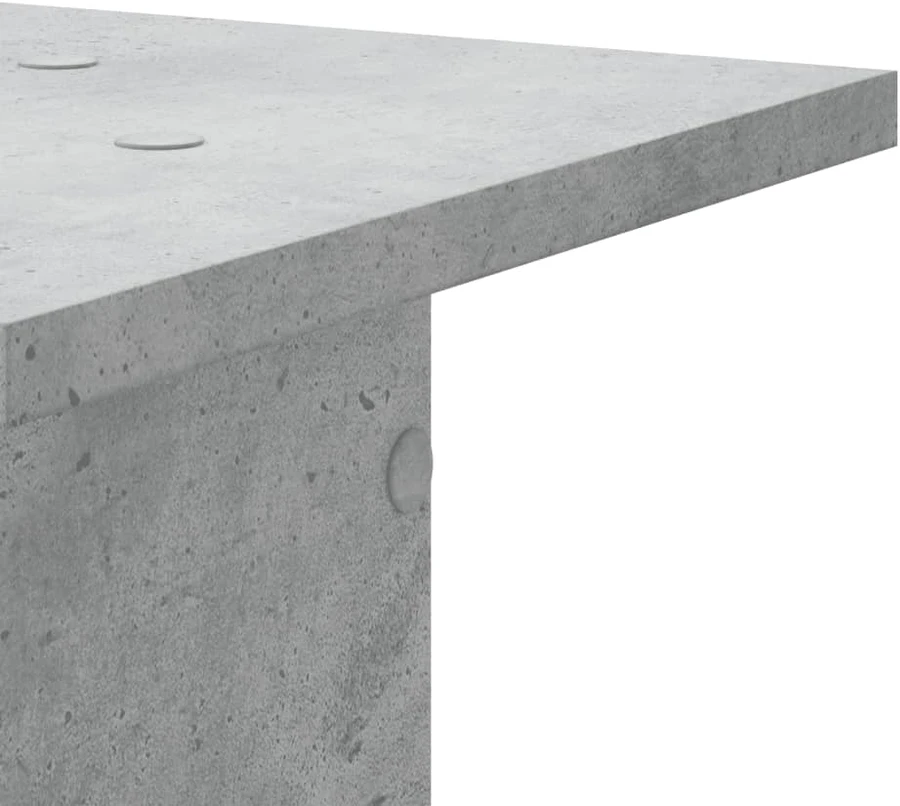 Stovai augalams, 2vnt., betono, 30x30x80cm, apdirbta mediena