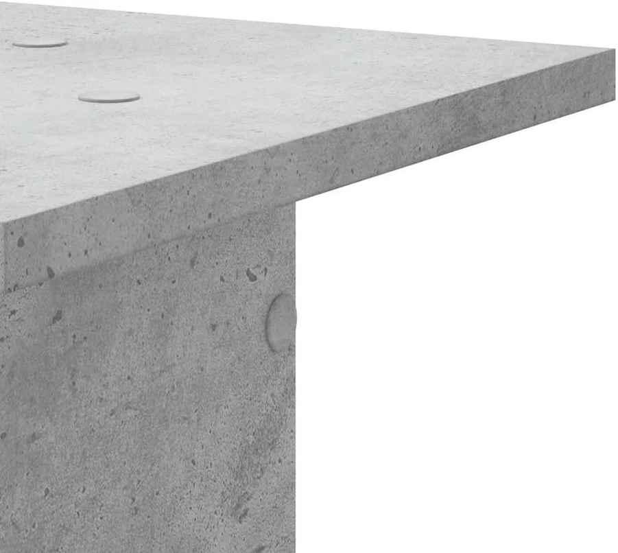 Stovai augalams, 2vnt., betono, 30x30x95cm, apdirbta mediena