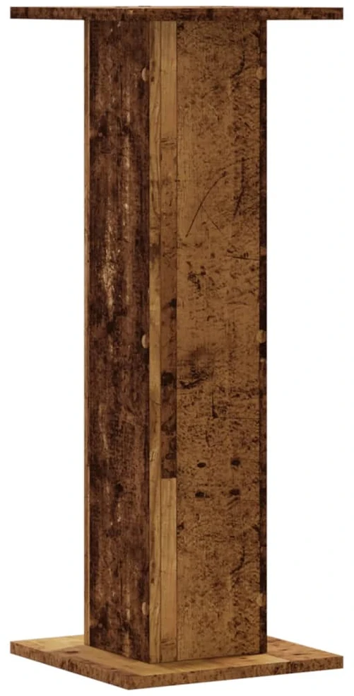 Stovai augalams, 2vnt., sendintos medienos, 30x30x80cm, mediena