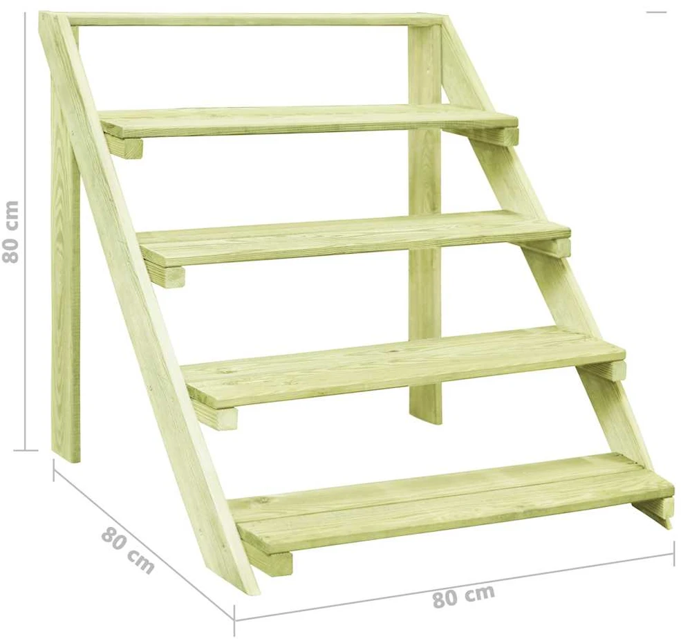 Stovas augalams, 80x80x80cm, impregnuota pušies mediena