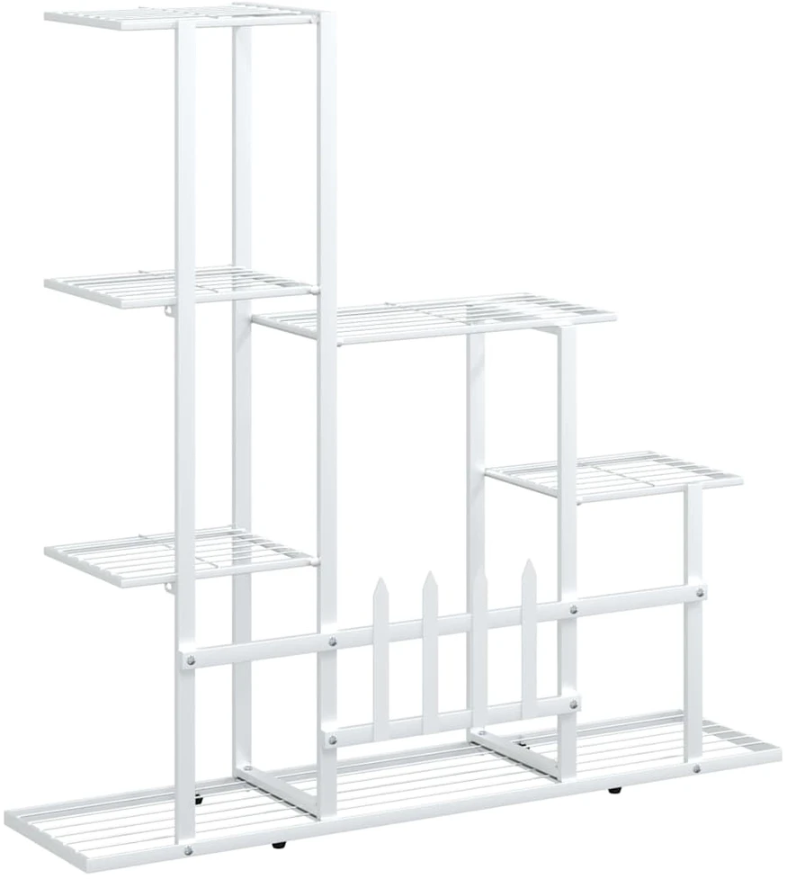 Stovas augalams, baltos spalvos, 94,5x25x88cm, metalas
