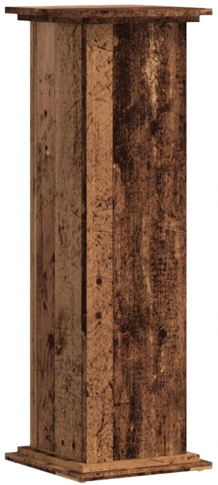 Stovas augalams, sendintos medienos, 33x33x100cm, mediena