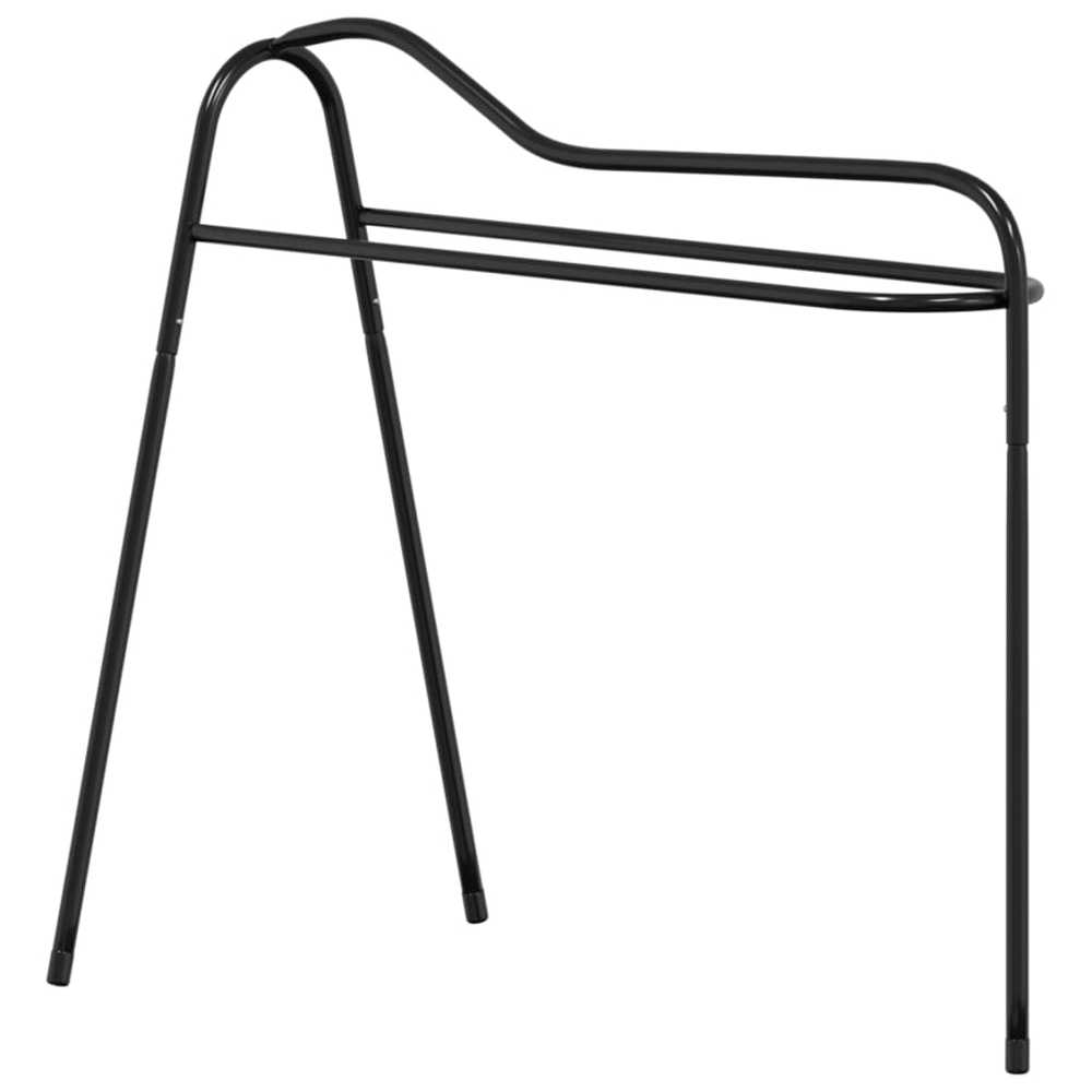 Stovas balnui, juodas, geležis, laisvai pastatomas, 3 kojos