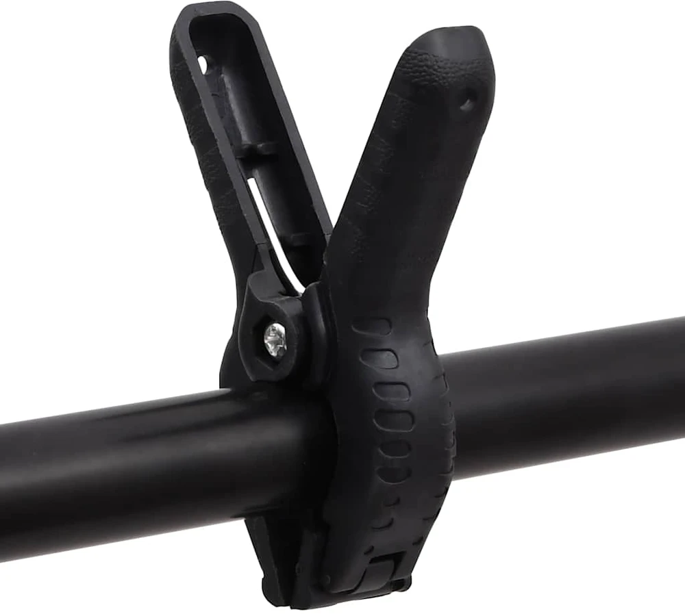 Stovas fonui, juodos spalvos, 91x60x(70–200)cm, T formos