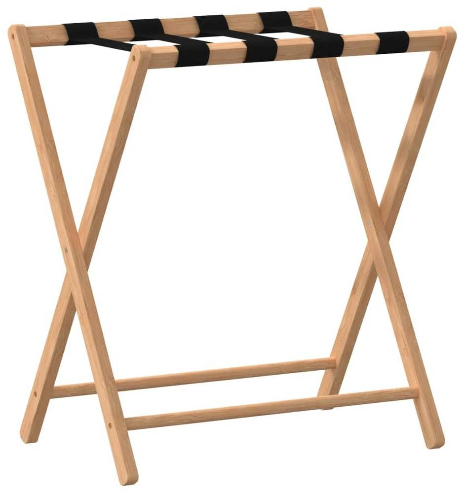 Kelioninis Stovas lagaminui, 68,5x38x58cm, bambukas