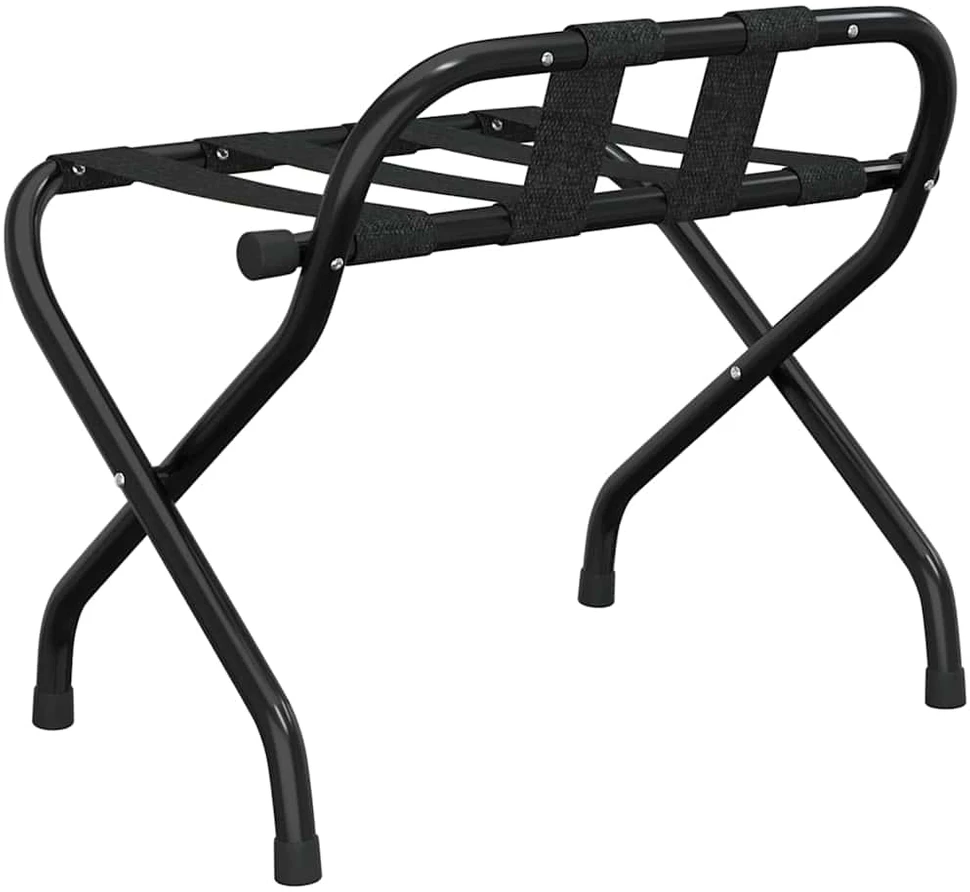 Stovas lagaminui su atrama, juodos spalvos, 56x39x52cm