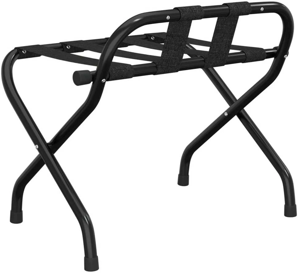 Stovas lagaminui su atrama, juodos spalvos, 56x39x52cm
