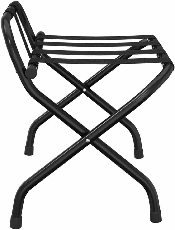 Stovas lagaminui su atrama, juodos spalvos, 56x39x52cm