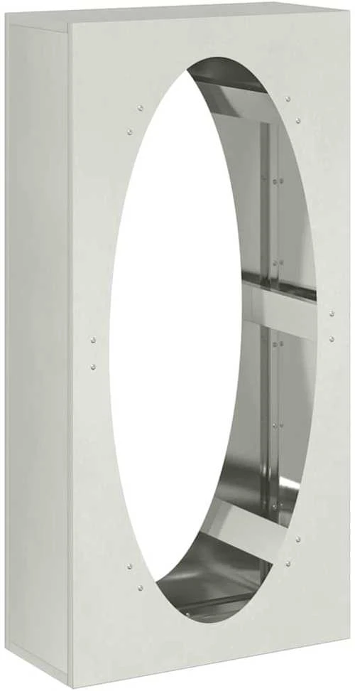 Stovas malkoms, 50x23x100 cm, nerūdijantis plienas