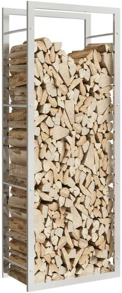 Stovas malkoms, 50x28x132 cm, nerūdijantis plienas