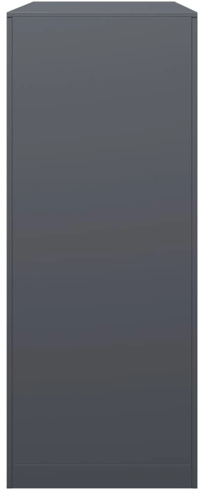 Stovas malkoms, antracito spalvos, 100x40x100cm, plienas