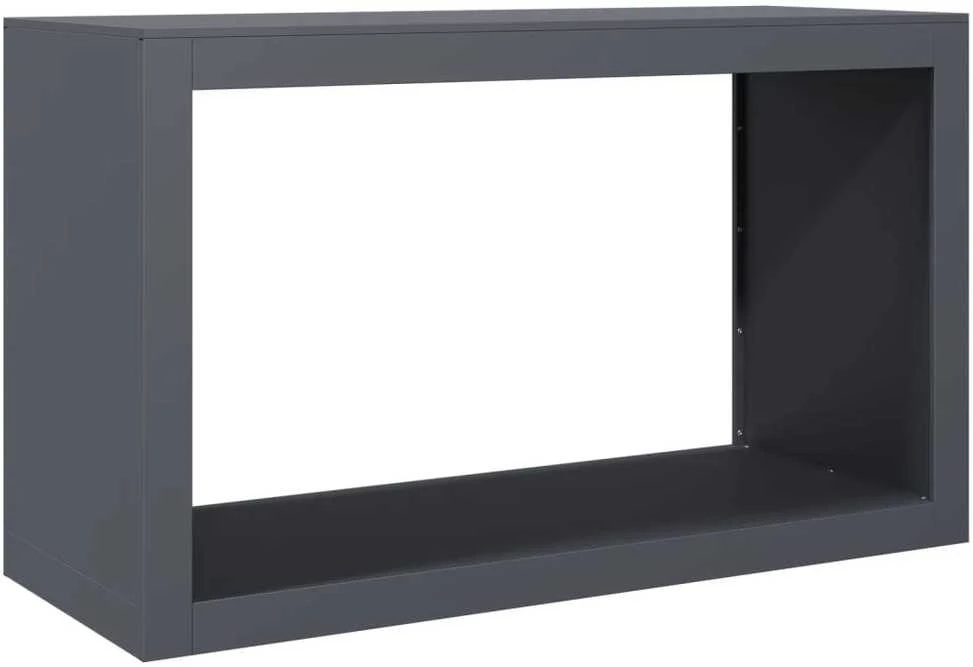 Stovas malkoms, antracito spalvos, 100x40x60cm, plienas