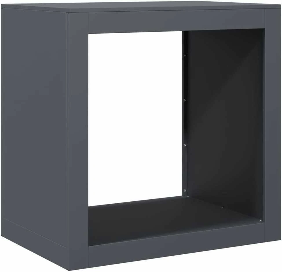 Stovas malkoms, antracito spalvos, 60x40x60cm, plienas