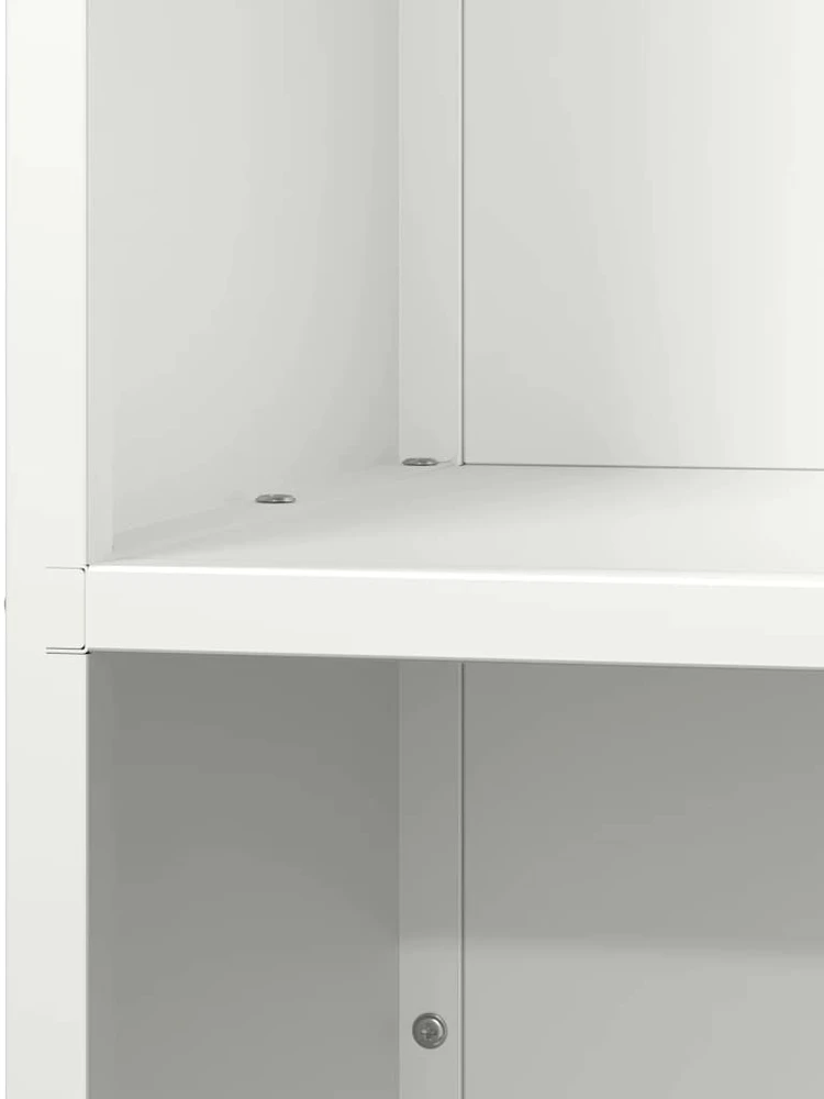 Stovas malkoms, balta, 40x30x80 cm, šaltai valcuotas plienas