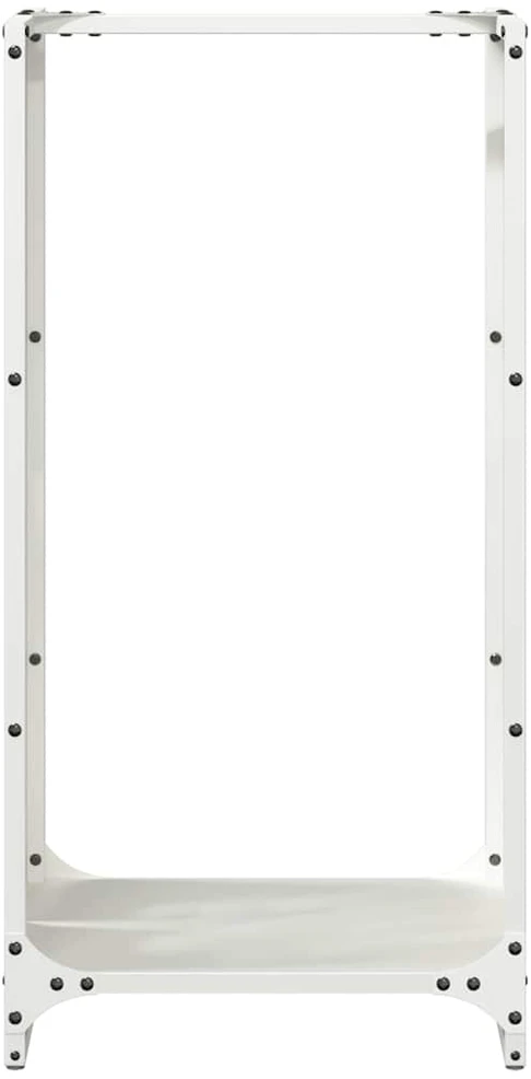 Stovas malkoms, balta, 40x30x80 cm, šaltai valcuotas plienas