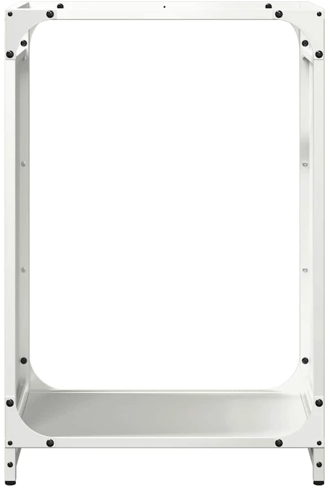 Stovas malkoms, balta, 44x28x65 cm, šaltai valcuotas plienas