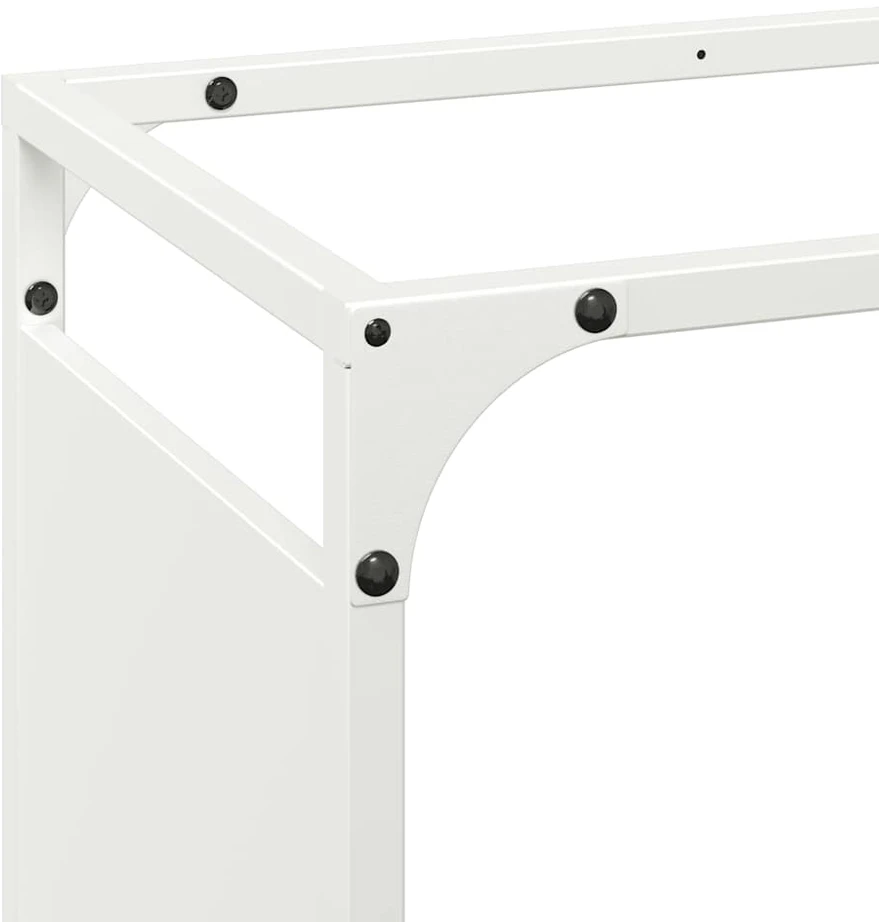 Stovas malkoms, balta, 44x28x90 cm, šaltai valcuotas plienas