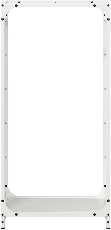 Stovas malkoms, balta, 44x28x90 cm, šaltai valcuotas plienas