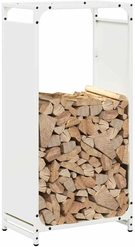 Stovas malkoms, balta, 44x28x90 cm, šaltai valcuotas plienas