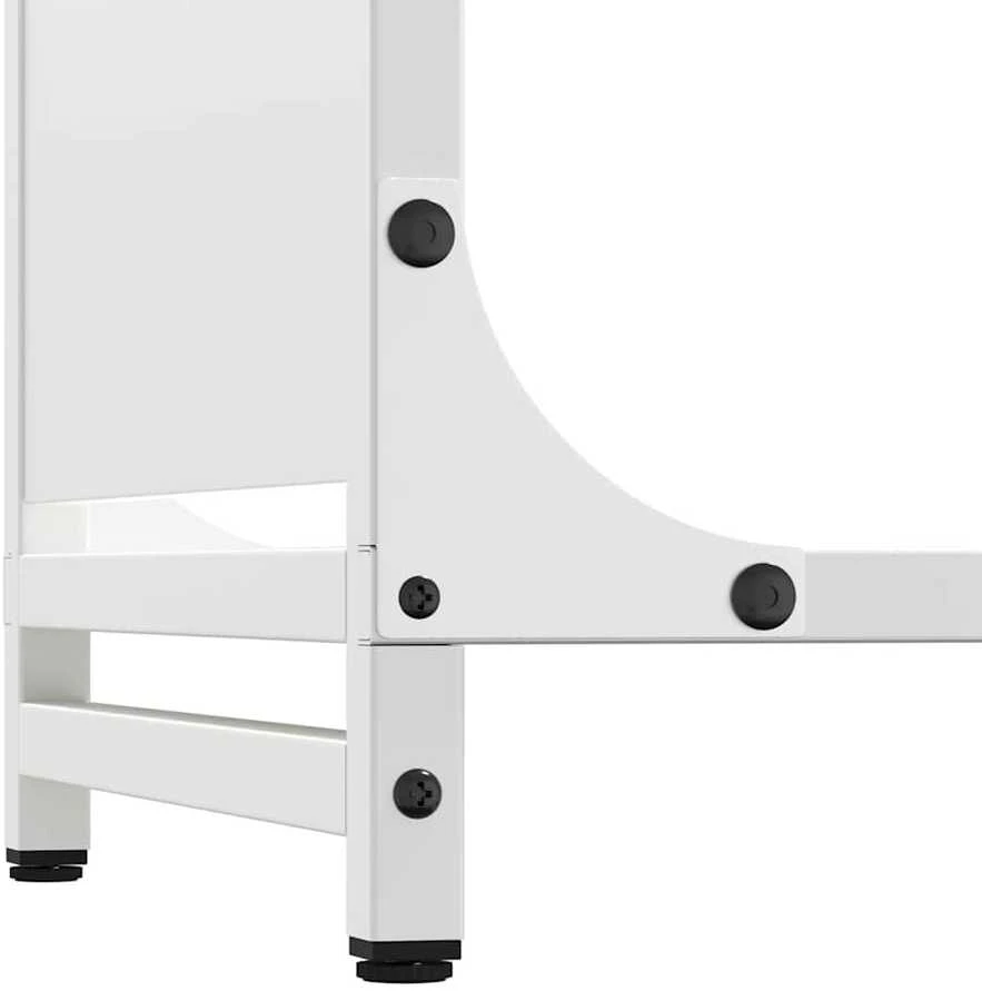 Stovas malkoms, balta, 90x28x65 cm, šaltai valcuotas plienas