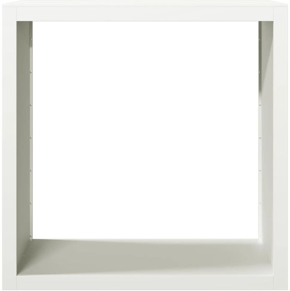 Stovas malkoms, baltos spalvos, 100x40x100cm, plienas