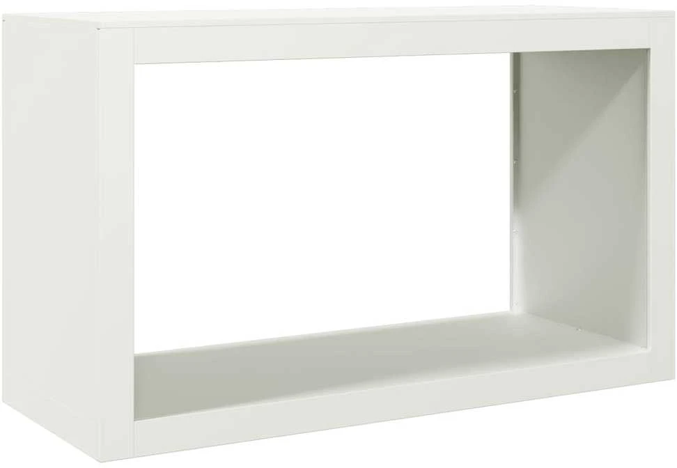 Stovas malkoms, baltos spalvos, 100x40x60cm, plienas