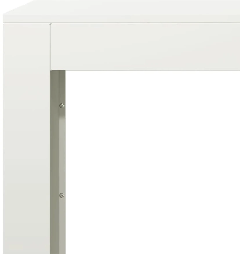 Stovas malkoms, baltos spalvos, 60x40x100cm, plienas