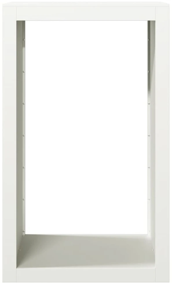 Stovas malkoms, baltos spalvos, 60x40x100cm, plienas