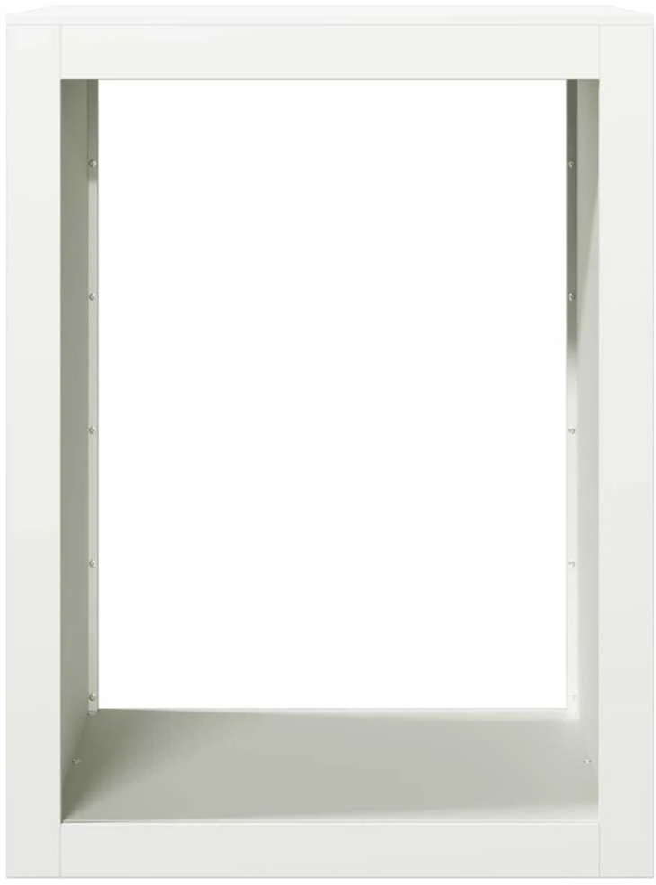 Stovas malkoms, baltos spalvos, 60x40x80cm, plienas