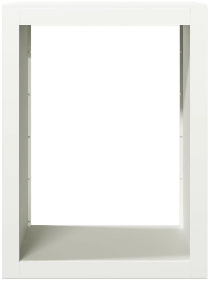 Stovas malkoms, baltos spalvos, 60x40x80cm, plienas
