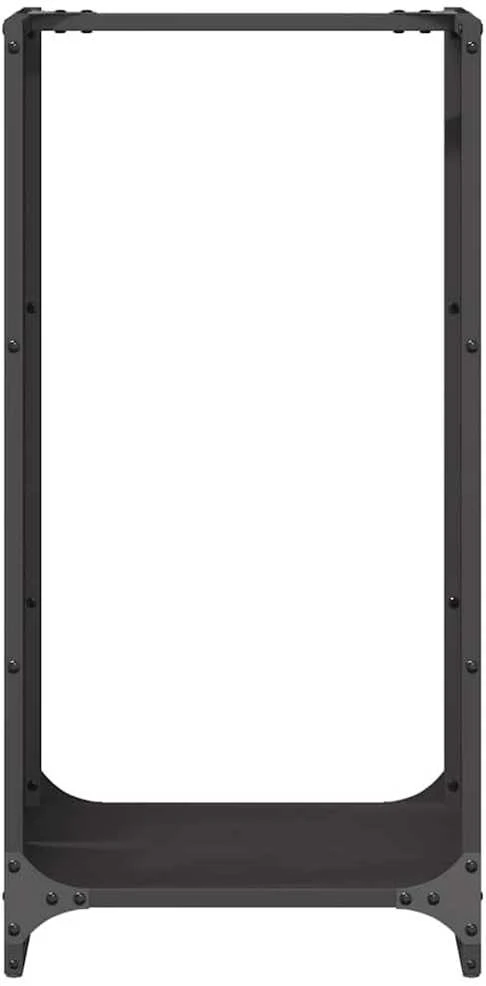 Stovas malkoms, juodos, 40x30x80 cm, šaltai valcuotas plienas