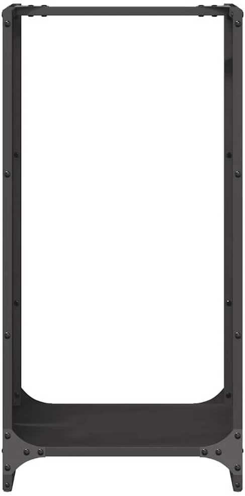 Stovas malkoms, juodos, 40x30x80 cm, šaltai valcuotas plienas
