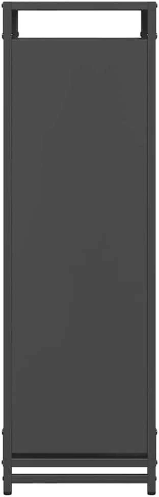 Stovas malkoms, juodos, 44x28x90 cm, šaltai valcuotas plienas